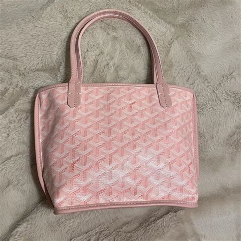 pink goyard tote